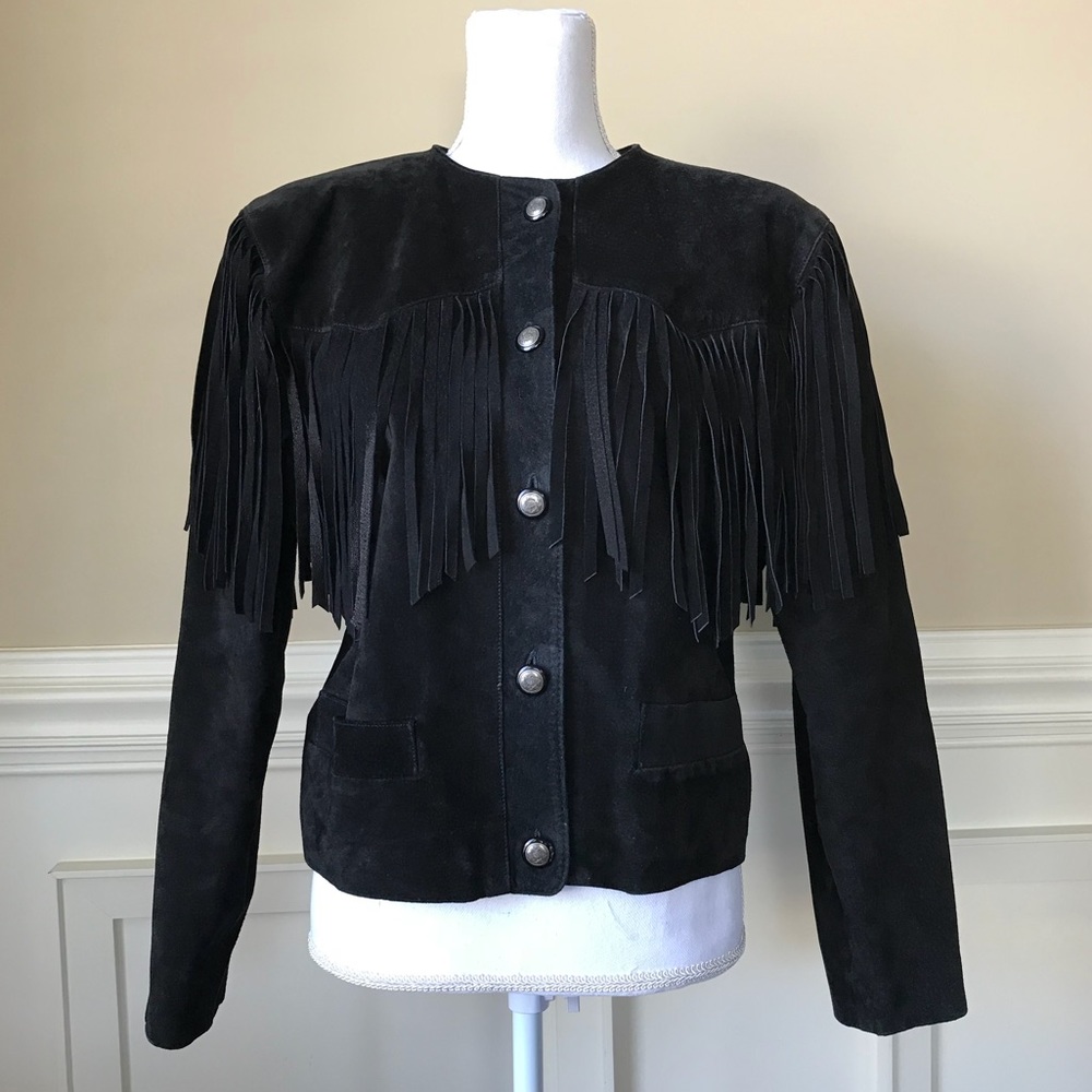 1980’s suede fringed jacket